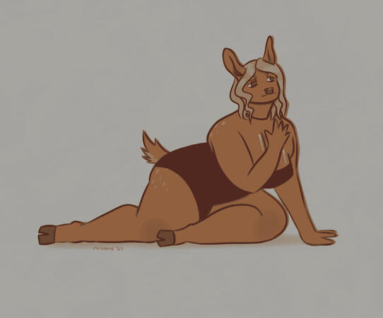 Fullbody with Simple Background and Simple Shading